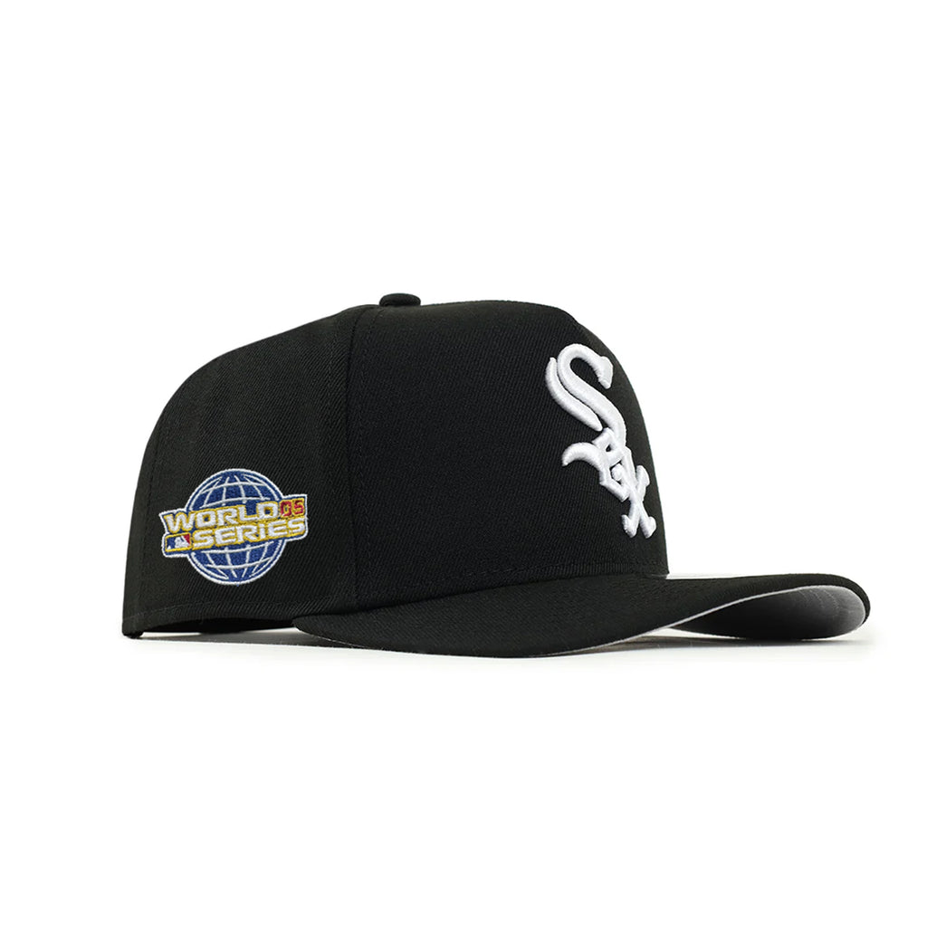 Casquette New Era Chicago White Sox – Noire – Taille 7 3/4 – Patch World Series 2005 – Occasion