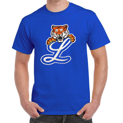 Tigres del Licey Tiger Logo Royal T-shirts