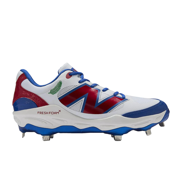 New Balance Fresh Foam X 3000 v7 Metal Baseball Cleats – M30004JE | Dominican Republic WBC Colorway