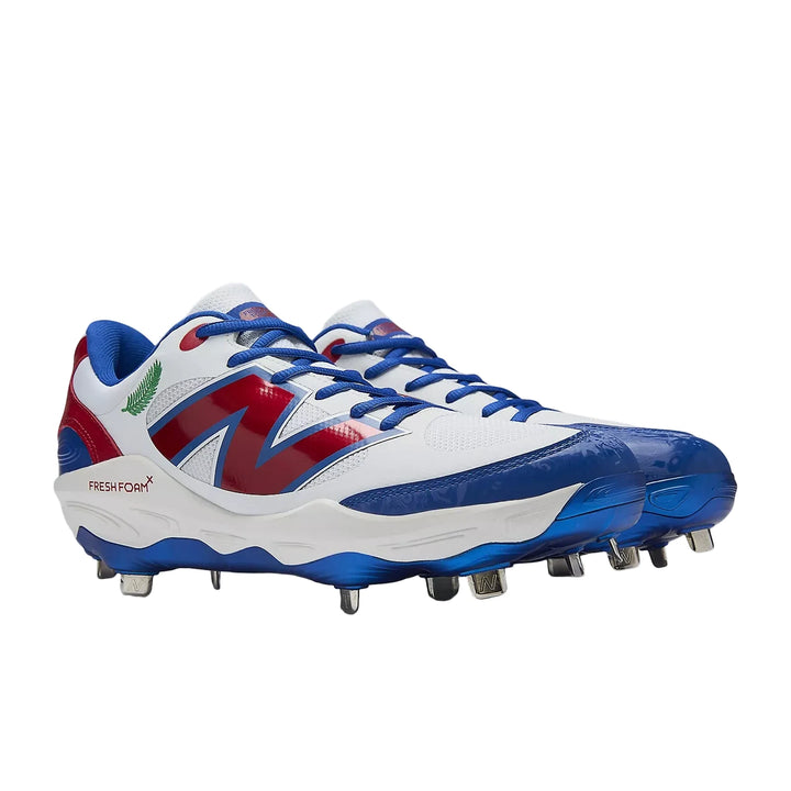New Balance Fresh Foam X 3000 v7 Metal Baseball Cleats – M30004JE | Dominican Republic WBC Colorway