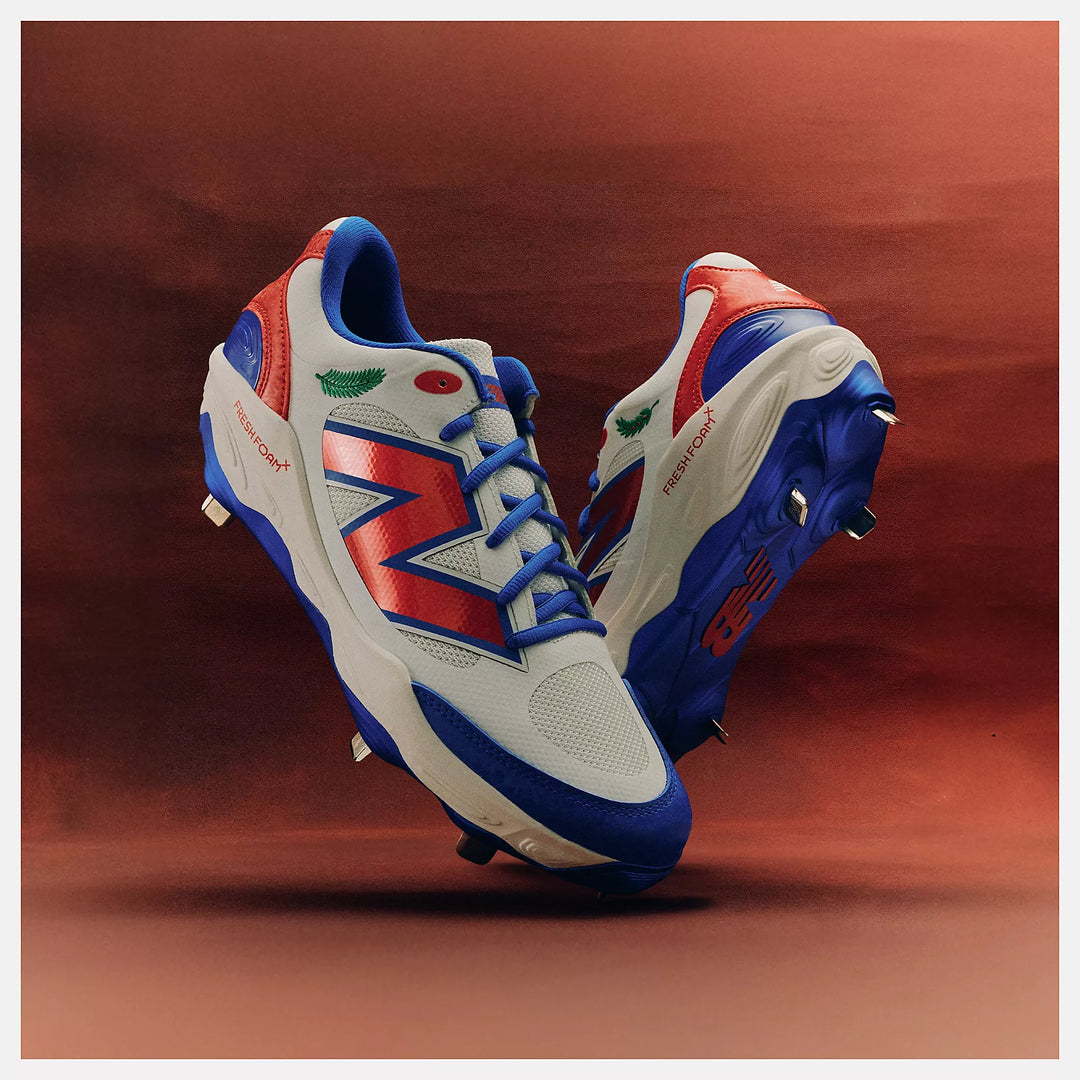 New Balance Fresh Foam X 3000 v7 Metal Baseball Cleats – M30004JE | Dominican Republic WBC Colorway