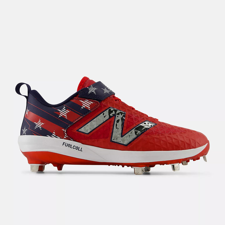 New Balance FuelCell 4040v8 SMU Metal Baseball Cleats – Special Edition - M40408WI | USA Stars & Stripes Edition