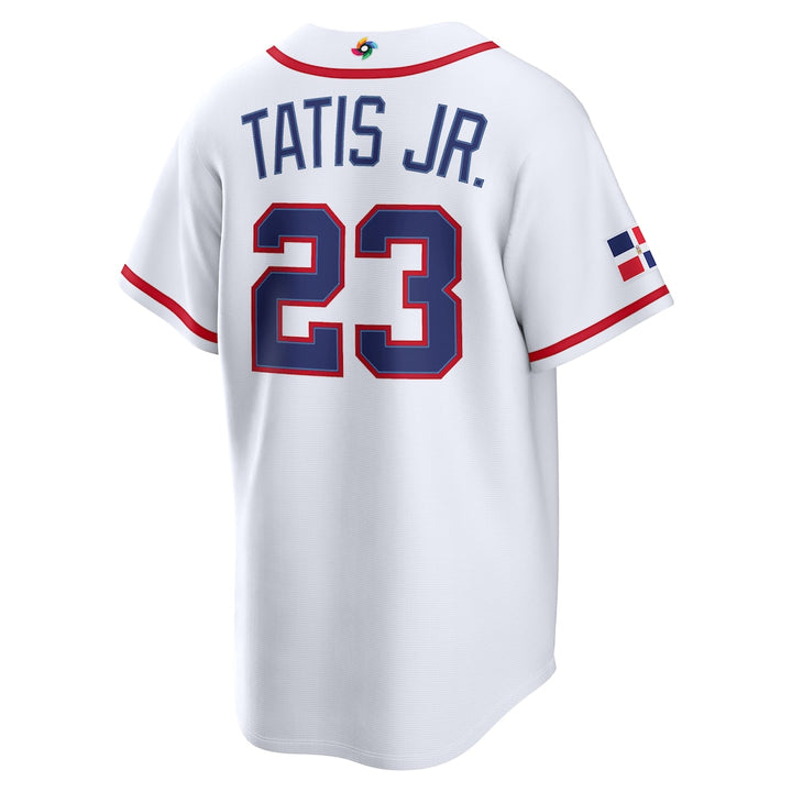 2026 WBC Dominican Republic Men's Nike Official Jersey - TATIS JR. 23