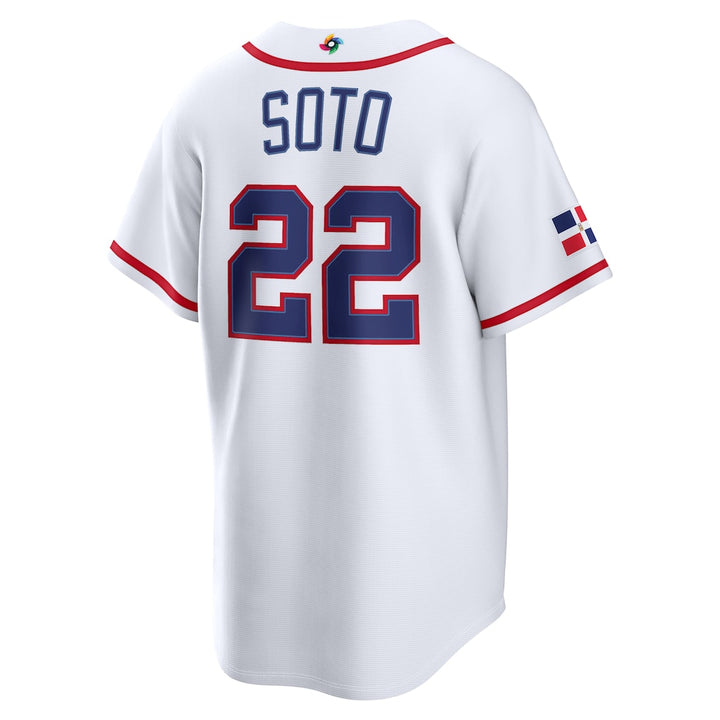 2026 WBC Dominican Republic Men's Nike Official Jersey - SOTO 22