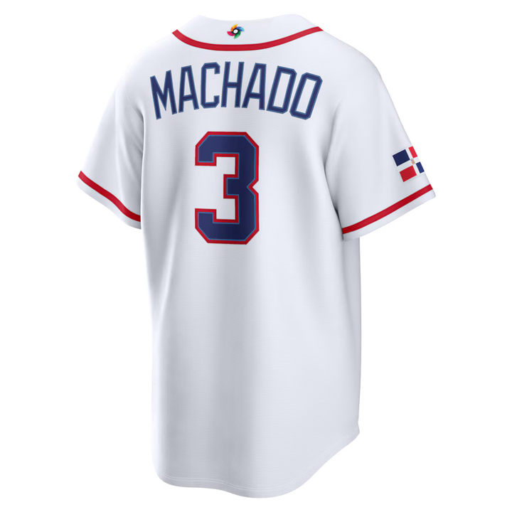 2026 WBC Dominican Republic Men's Nike Official Jersey - MACHADO 3