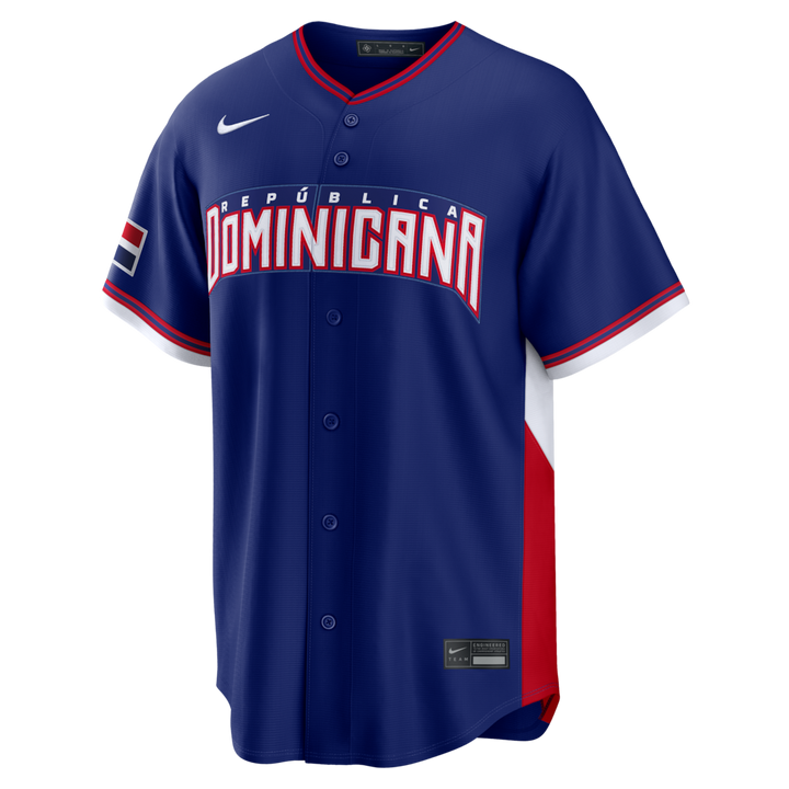 2026 WBC Dominican Republic Men's Nike Stadium Jersey – Official Home White Edition