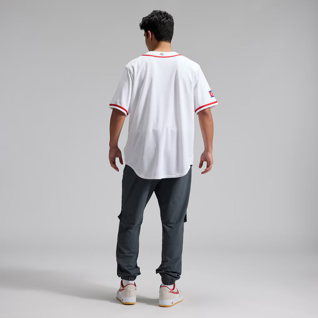 2026 WBC Cuba Men's Nike Stadium Jersey – Official Home White Edition