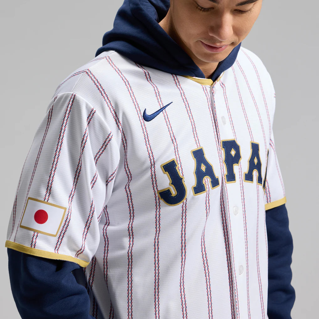 2026 WBC Japan Men's Nike Stadium Jersey – Official Home White Edition