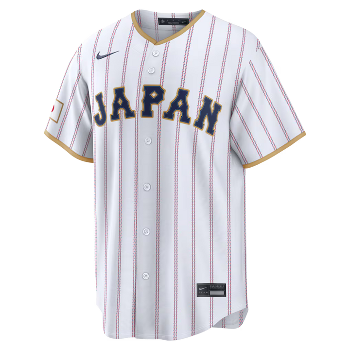 2026 WBC Japan Men's Nike Stadium Jersey – Official Home White Edition