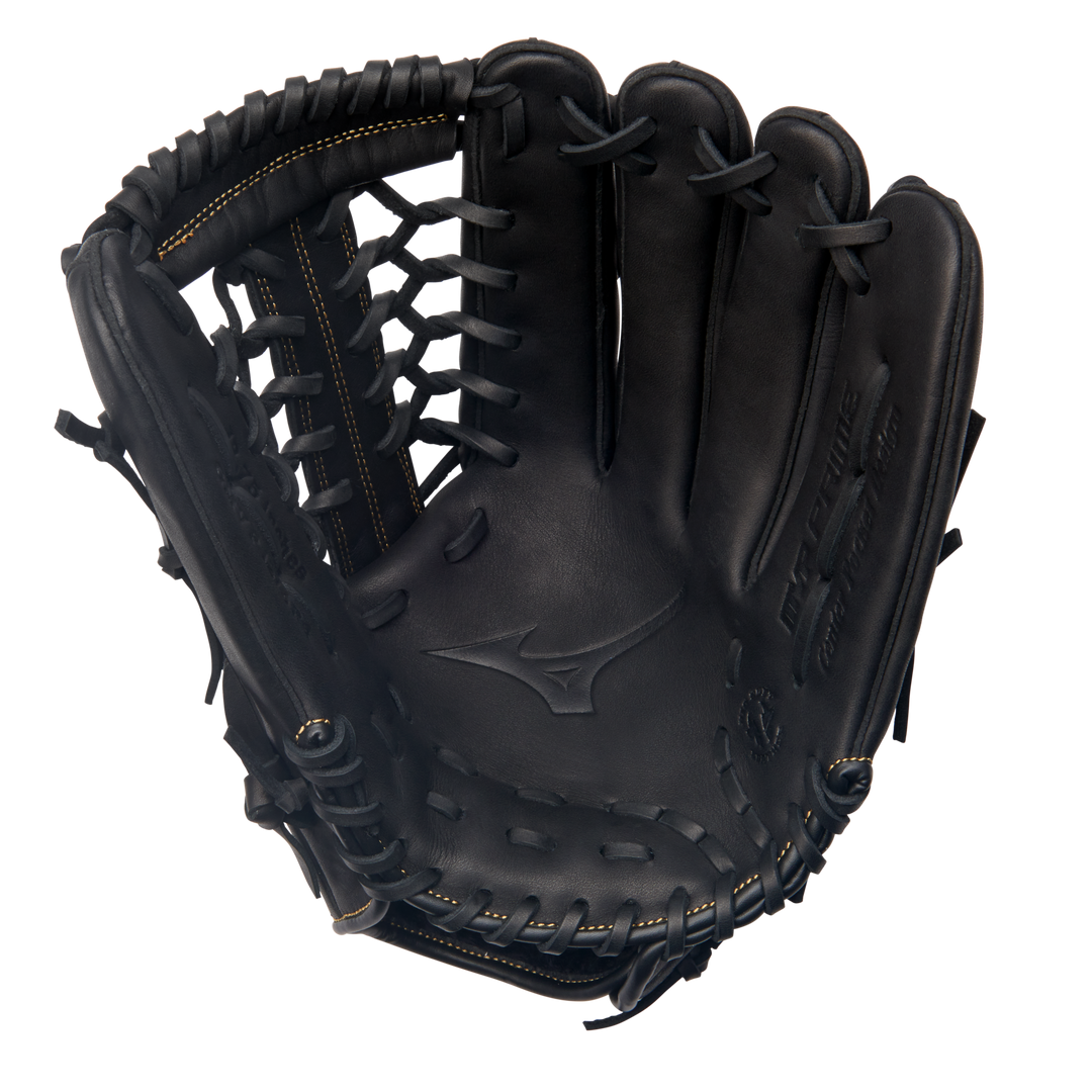 Mizuno MVP Prime GMVP1275P4 12.75 Inch Outfield Baseball Glove Black Almond palm view