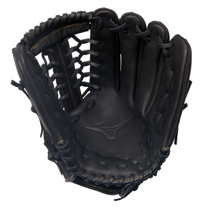 Mizuno MVP Prime GMVP1275P4 12.75 Inch Outfield Baseball Glove Black Almond palm view