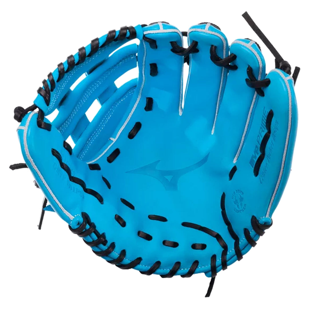 Mizuno GMVP1401PSP Blue Slowpitch Softball Glove Bio Soft Leather palm and Dual H-Web