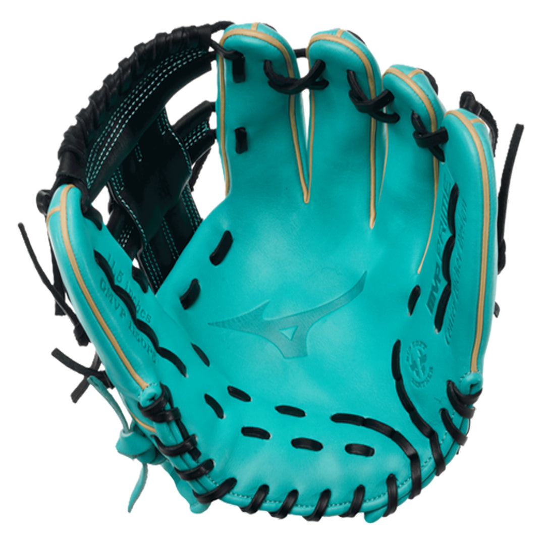 Mizuno GMVP1150P5 Hisui Infield Glove Bio Soft Leather palm and Black T-Web