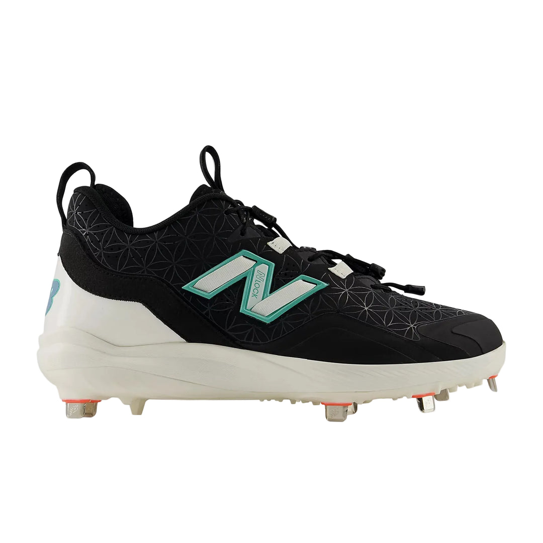 New Balance FuelCell Lindor 3 metal baseball cleat lateral view