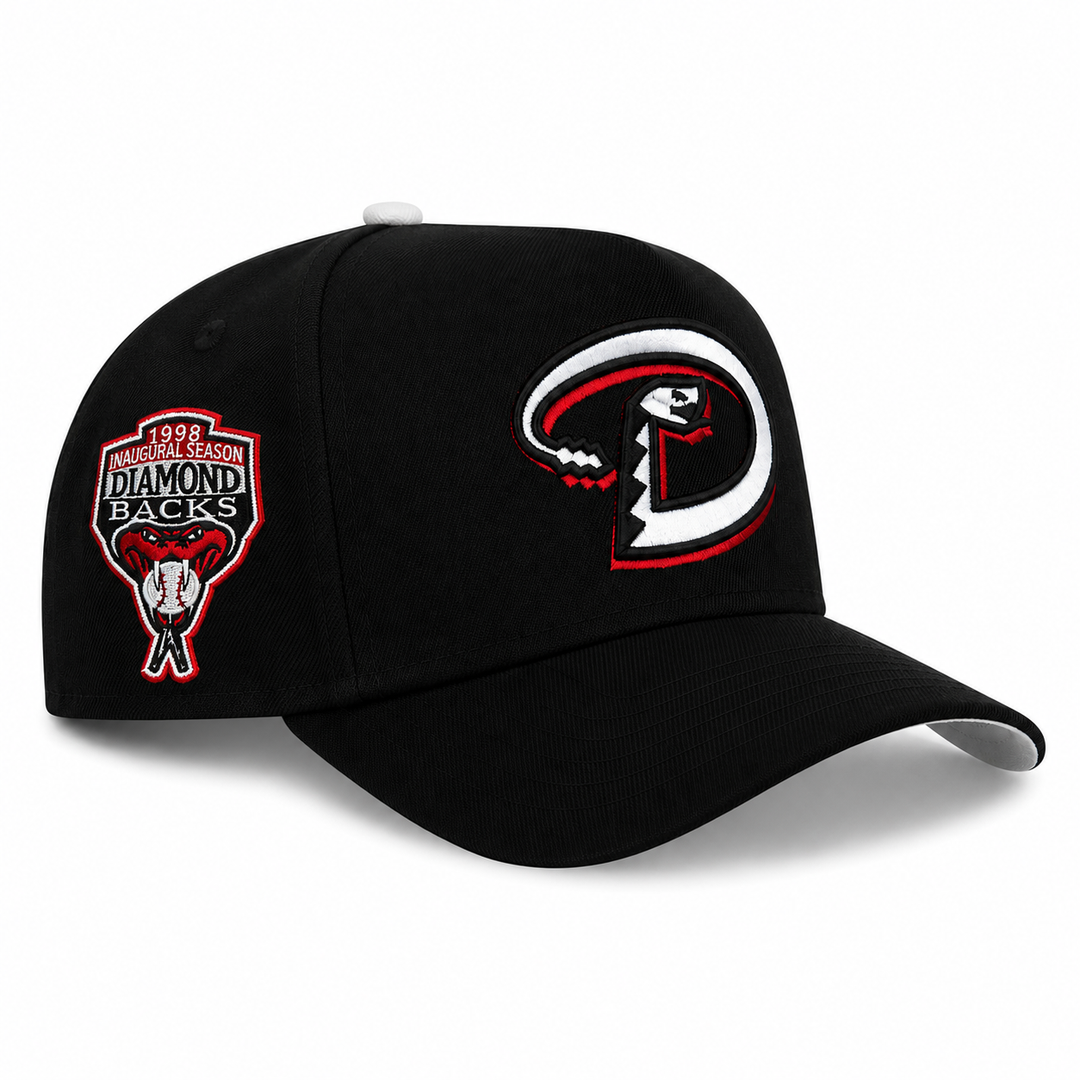 New Era Arizona Diamondbacks Inaugural Season 9FIFTY A-Frame curved snapback hat black