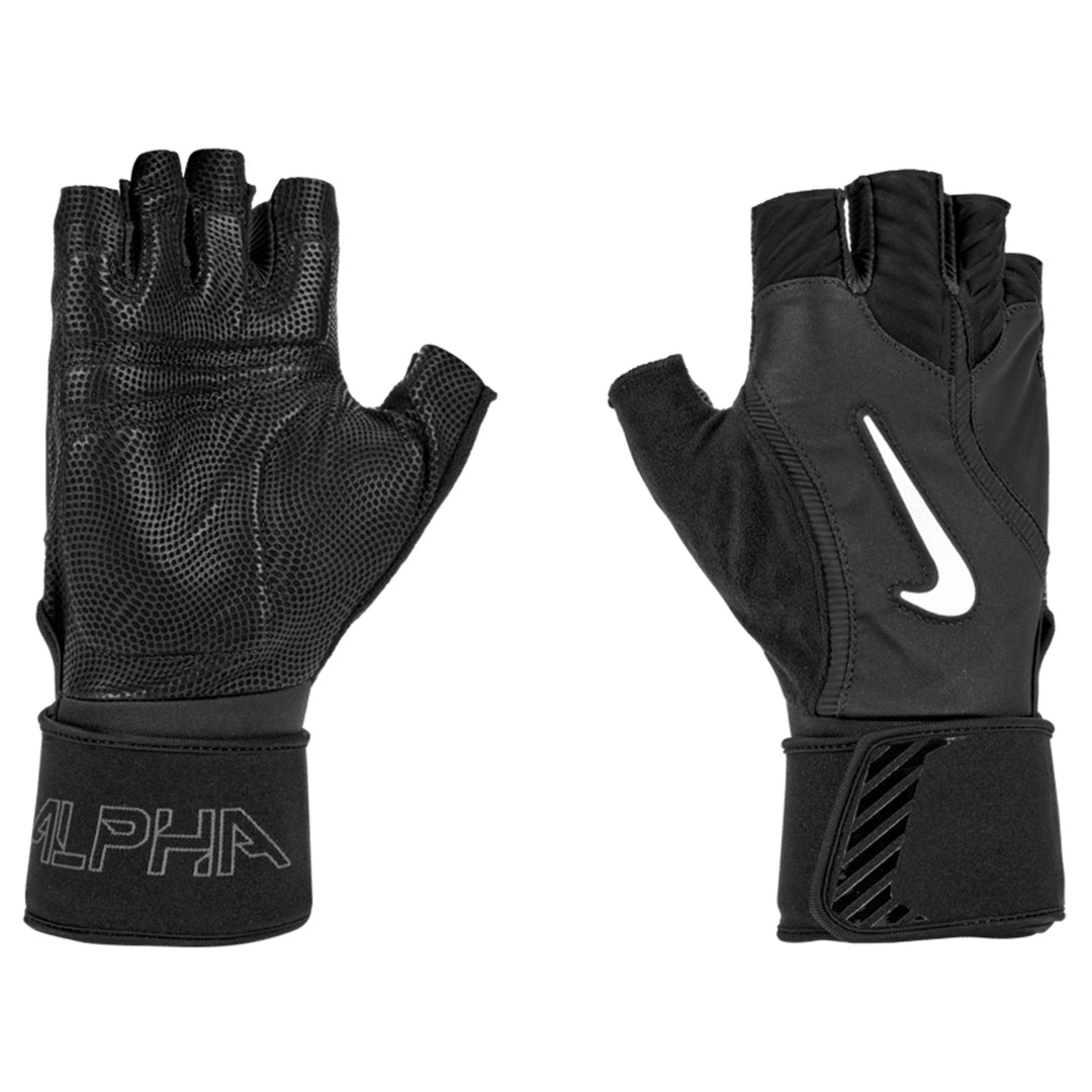Nike Alpha Elite weightlifting gloves complete view
