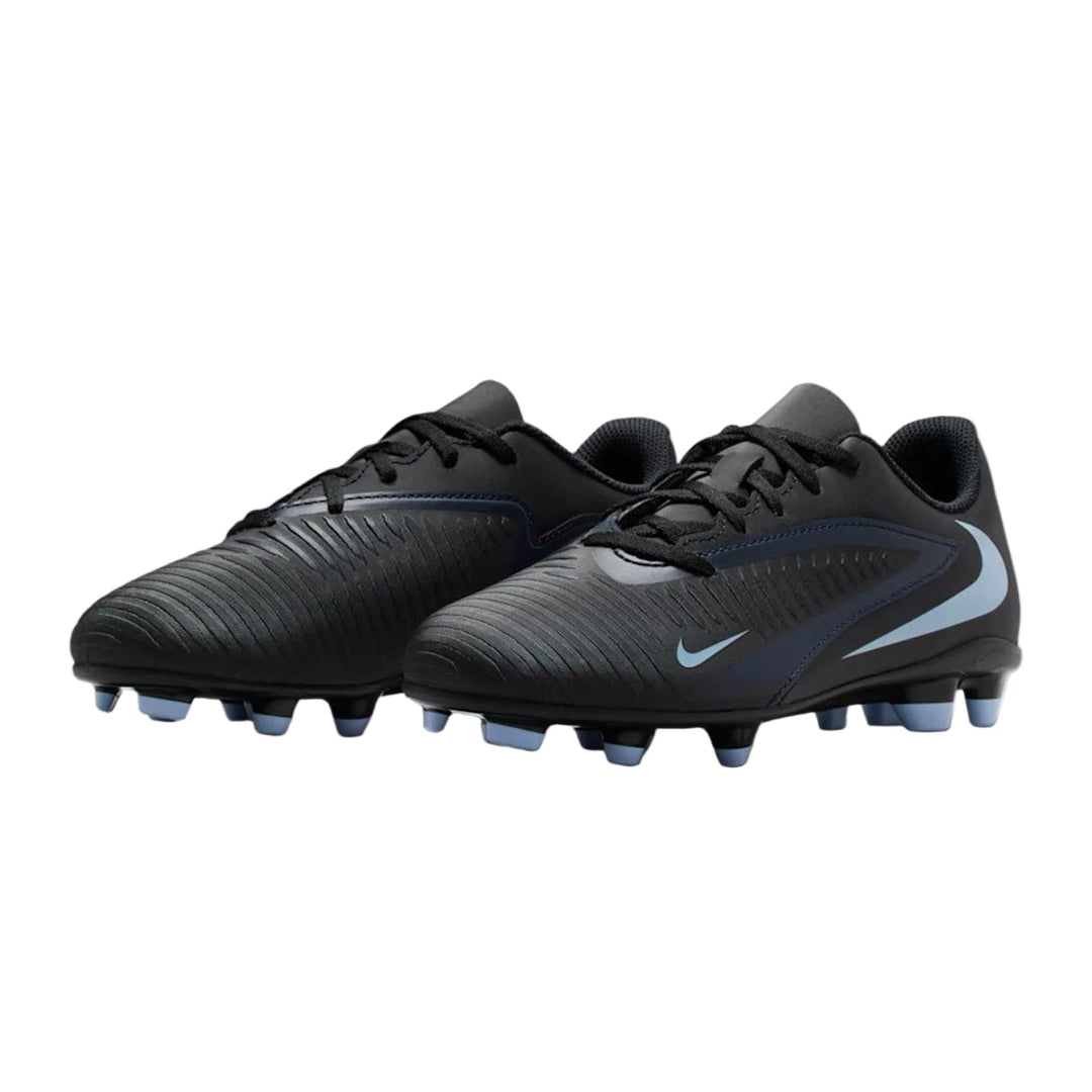 Pair of Nike Jr. Phantom 6 Low Club soccer cleats in black