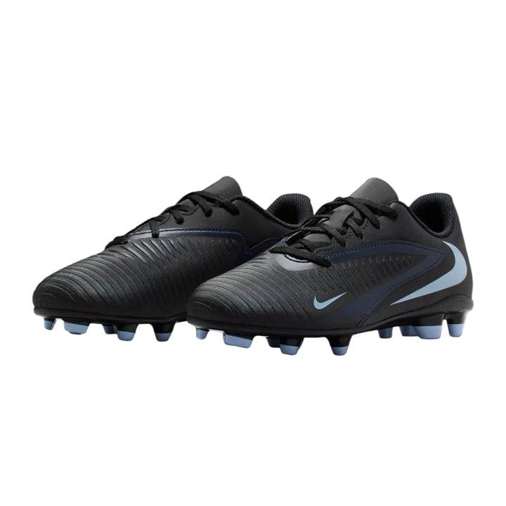 Pair of Nike Jr. Phantom 6 Low Club soccer cleats in black