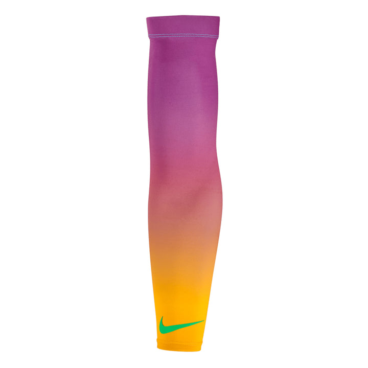 Nike Pro Dri-FIT Ronald Acuña Jr. baseball arm sleeve University Gold front view