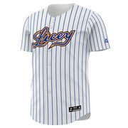 2025-2026 Official Licey Blue Pinstripe Jersey Arrieta - Men's Classic LIDOM Baseball