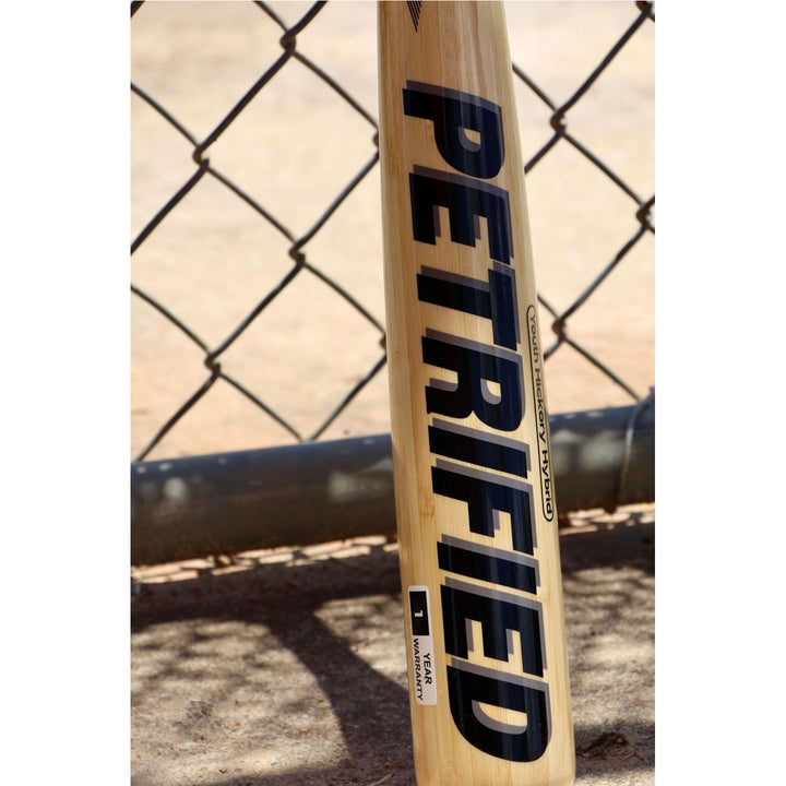 Pinnacle Sports Petrified Youth Baseball Bat 1-year warranty detail