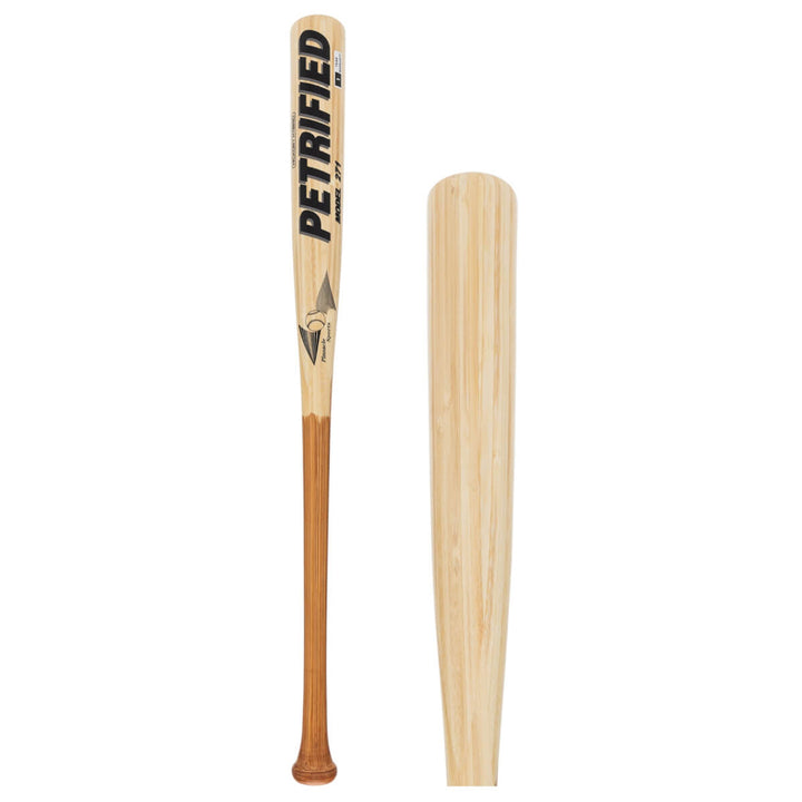 Pinnacle Sports Petrified Model 271 BBCOR baseball bat full and barrel views