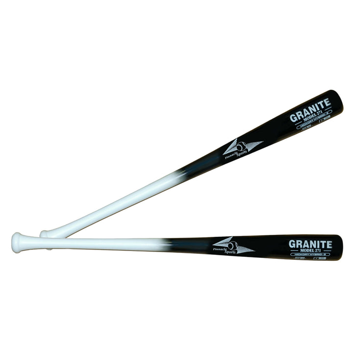 Pinnacle Sports Granite Model 271 Hickory Bamboo BBCOR baseball bat White Black