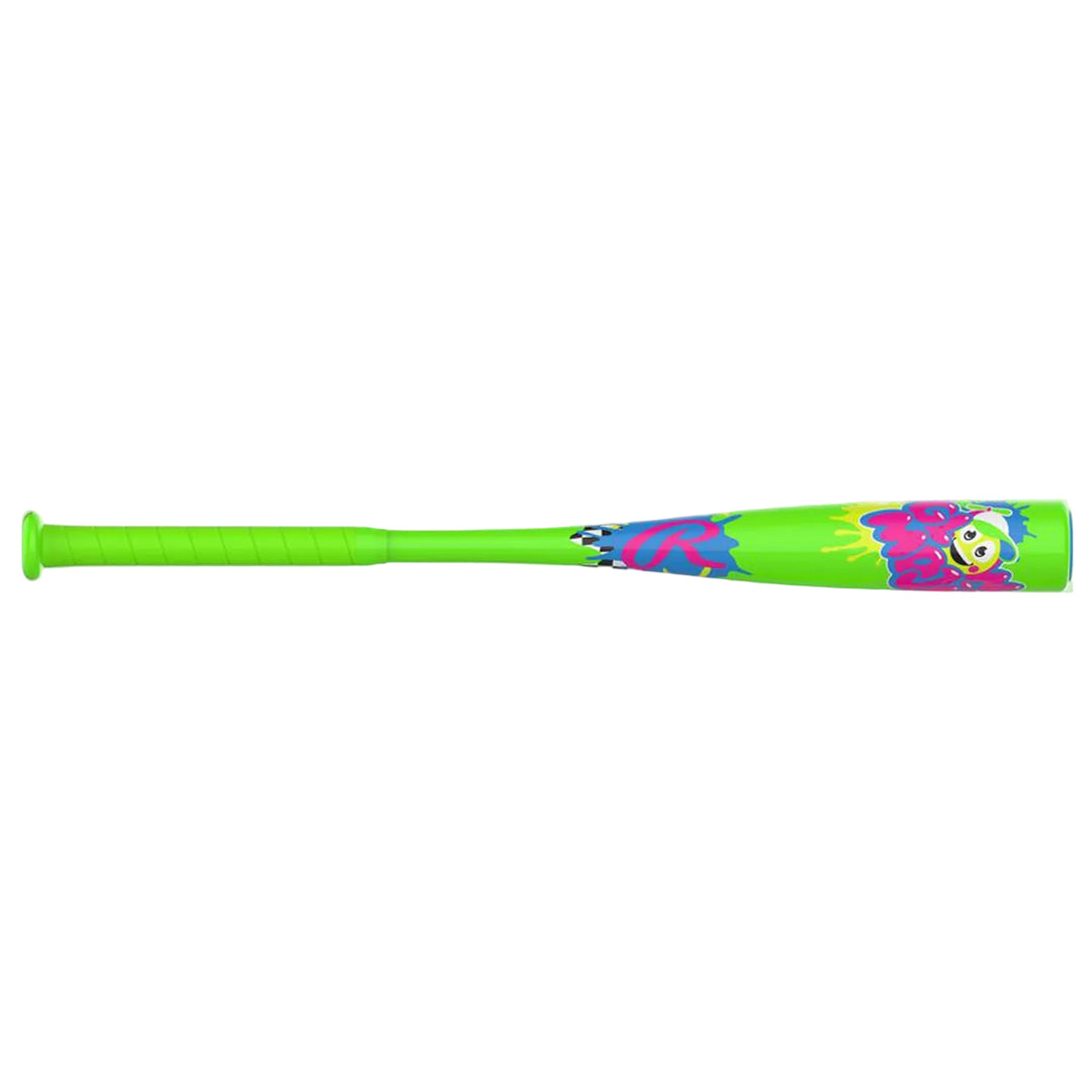 Rawlings green -12 USA T-Ball baseball bat side view