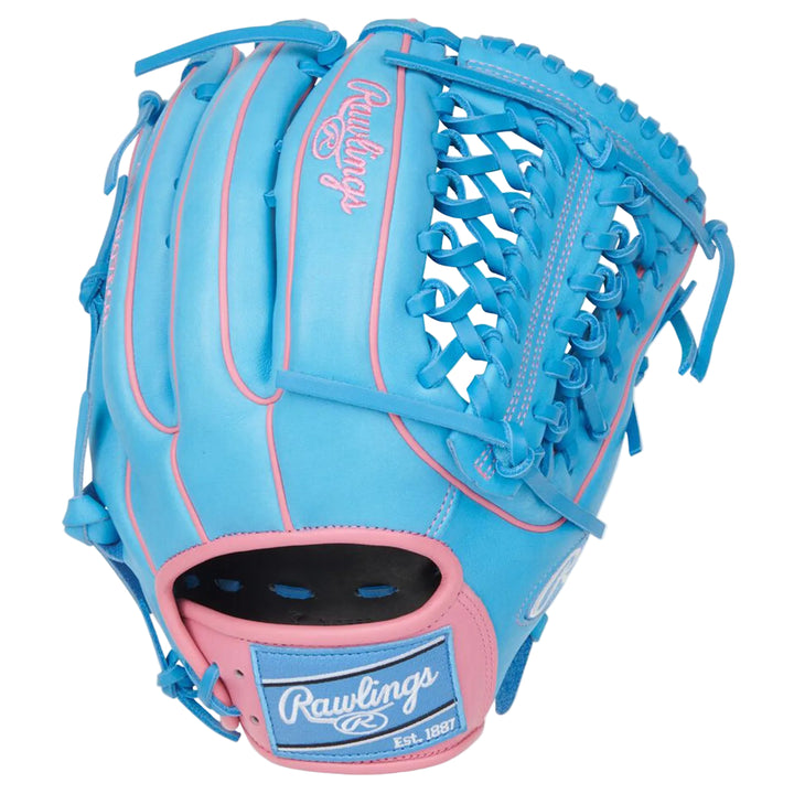 Rawlings Heart of the Hide 12.75-inch Modified Trap-Eze glove front and back