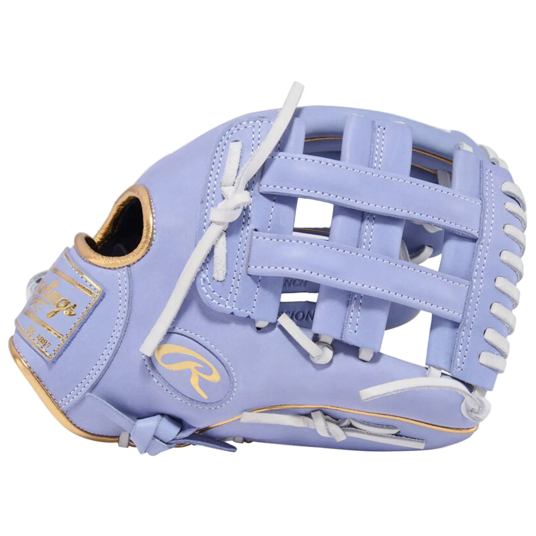 Rawlings Pro H-Web fastpitch utility glove side angle