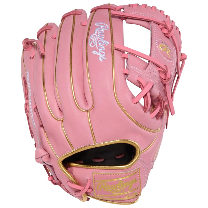 Rawlings Heart of the Hide rear angle softball glove