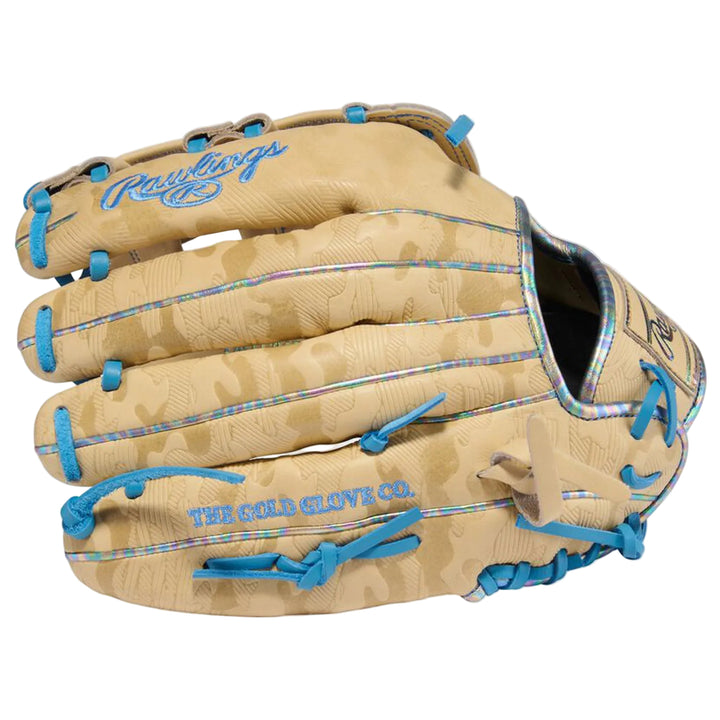 Rawlings Heart of the Hide PROR3028U ContoUR Fit outfield glove back view
