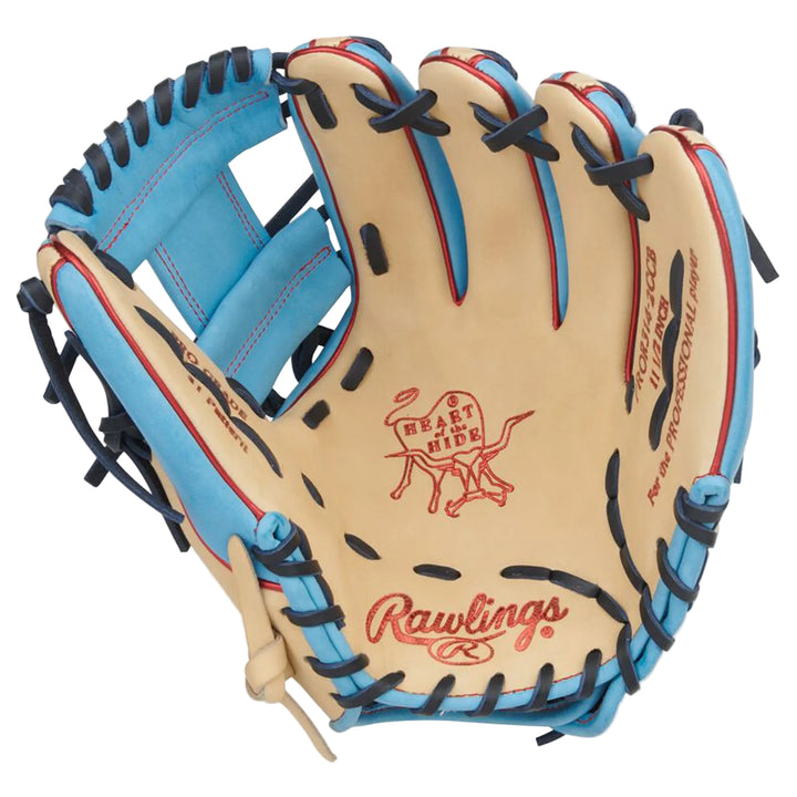Rawlings PROR314-2CCB palm with Heart of the Hide logo