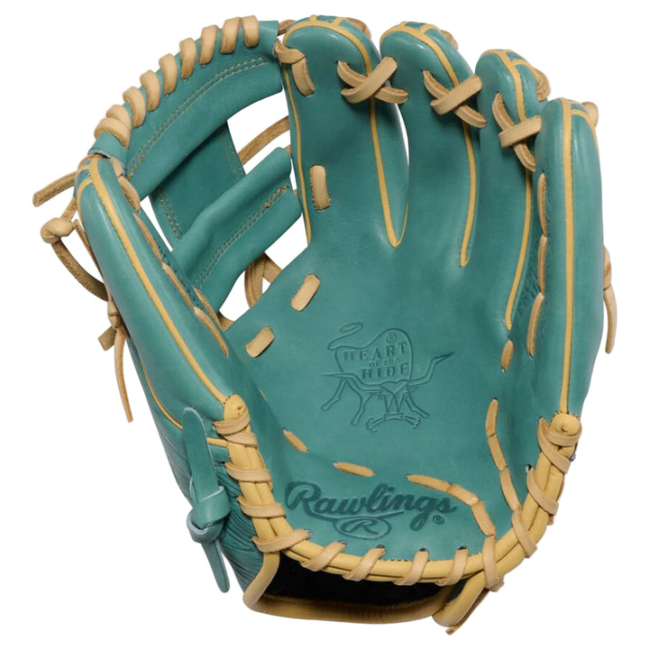 Rawlings PROR934-2SP pocket view with Heart of the Hide logo