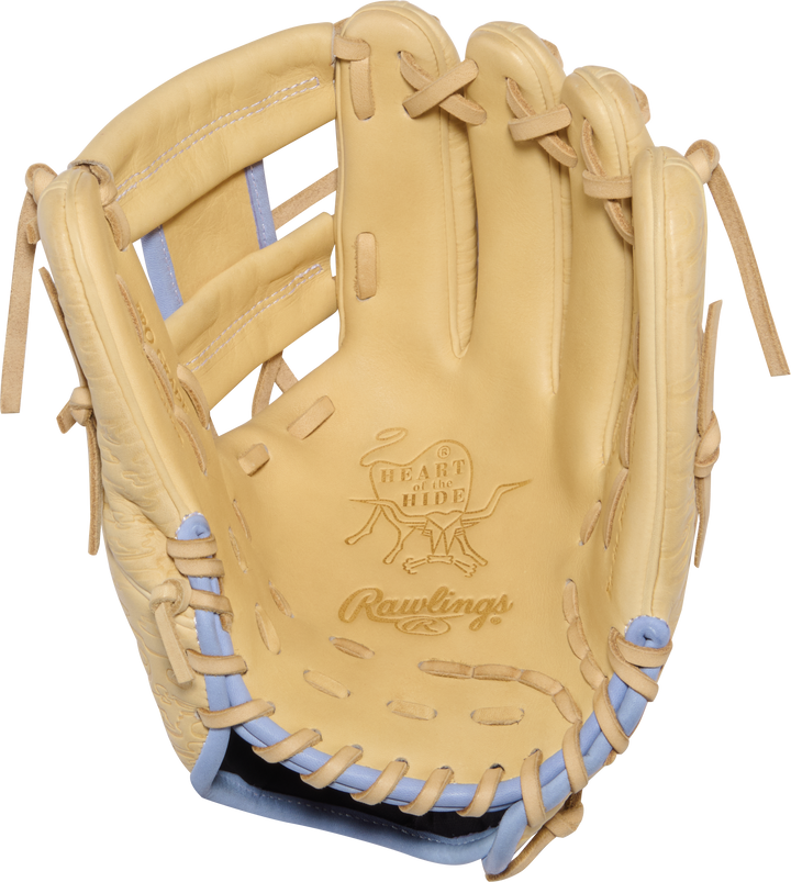 Rawlings Heart of the Hide Gold Glove Club PRORB734-2XC 11.5 inch infield baseball glove palm view