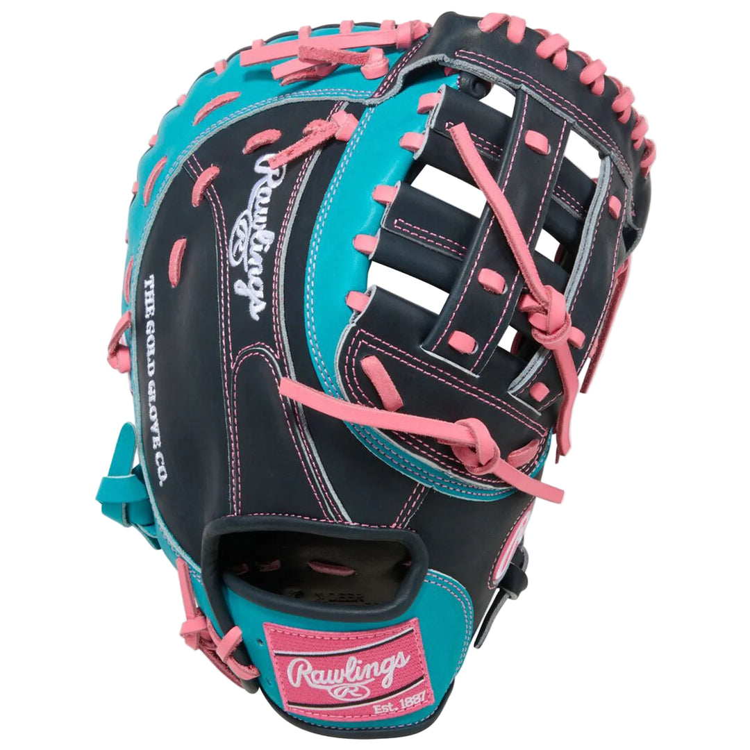 Rawlings Heart of the Hide first base mitt rear angle