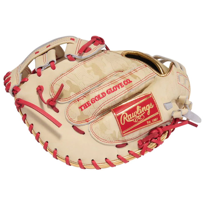 Rawlings Kinzie Hansen Heart of the Hide PROCM33FP-24CS back view catcher&