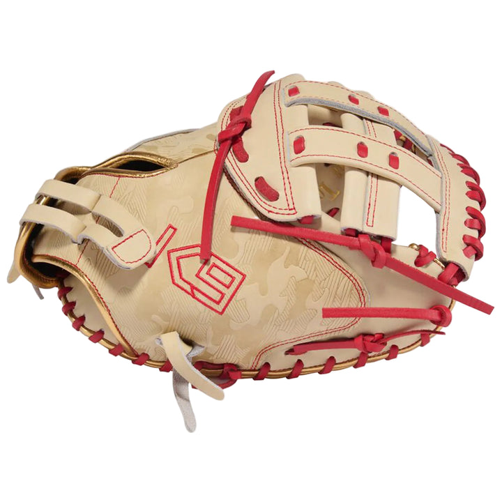 Rawlings Kinzie Hansen Modified H-Web catcher mitt side angle