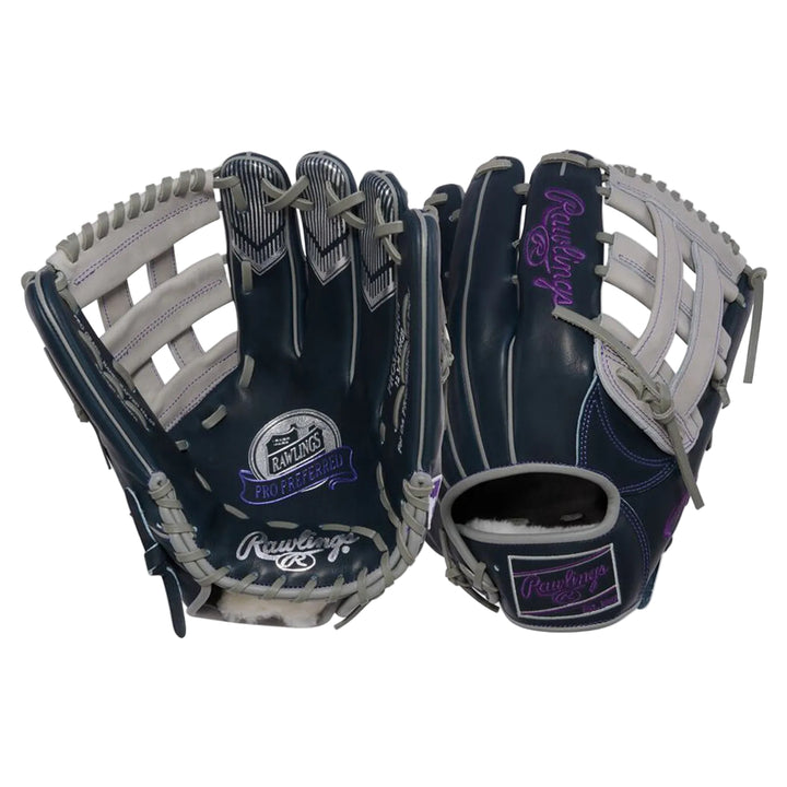 Rawlings Pro Preferred Aaron Judge glove front and back