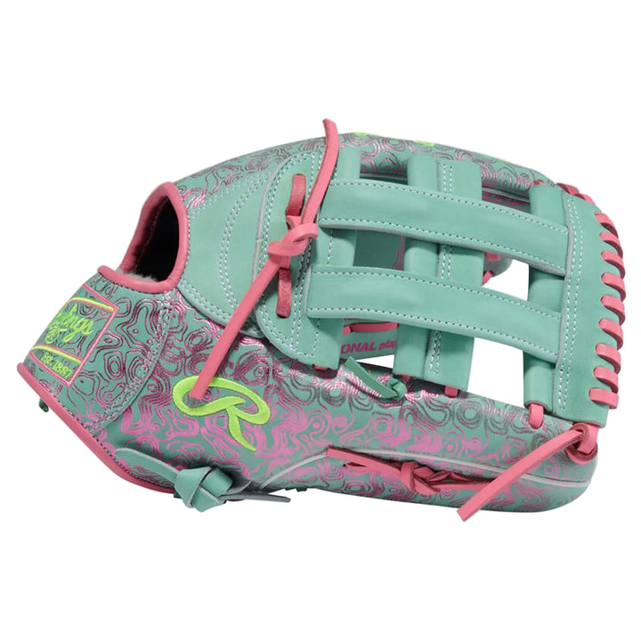Rawlings Pro Preferred Pro H-Web outfield glove side view