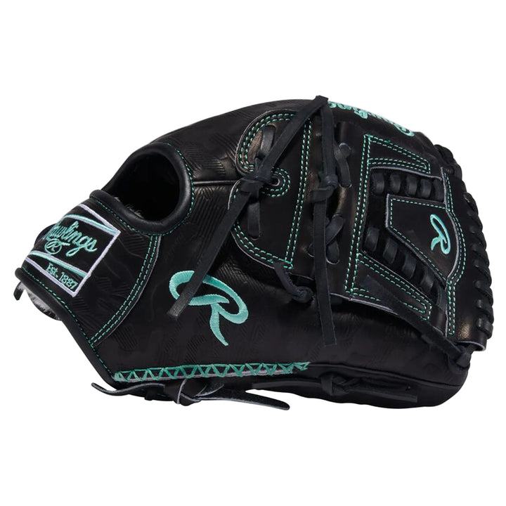 Rawlings Jacob deGrom 2-piece solid web glove side view