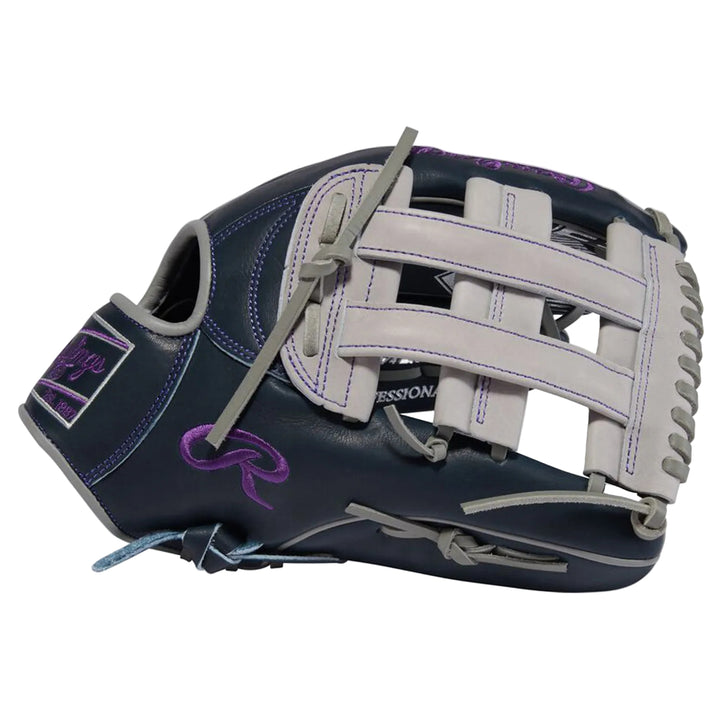 Rawlings Pro Preferred Pro H-Web outfield glove side view