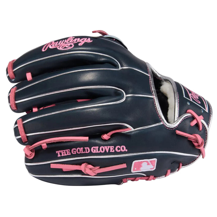 Rawlings Pro Preferred 11.75-inch infield glove back design