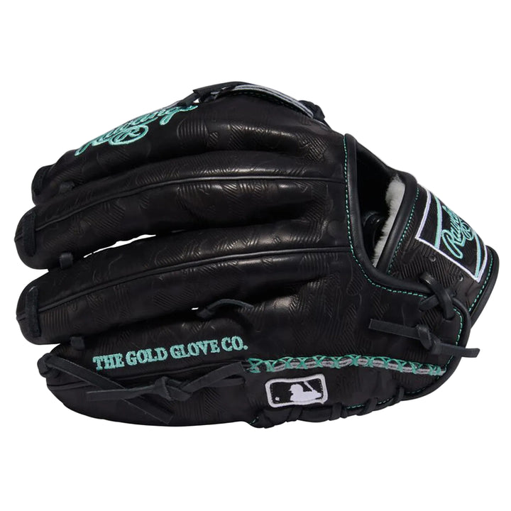 Rawlings Jacob deGrom black mint baseball glove rear profile