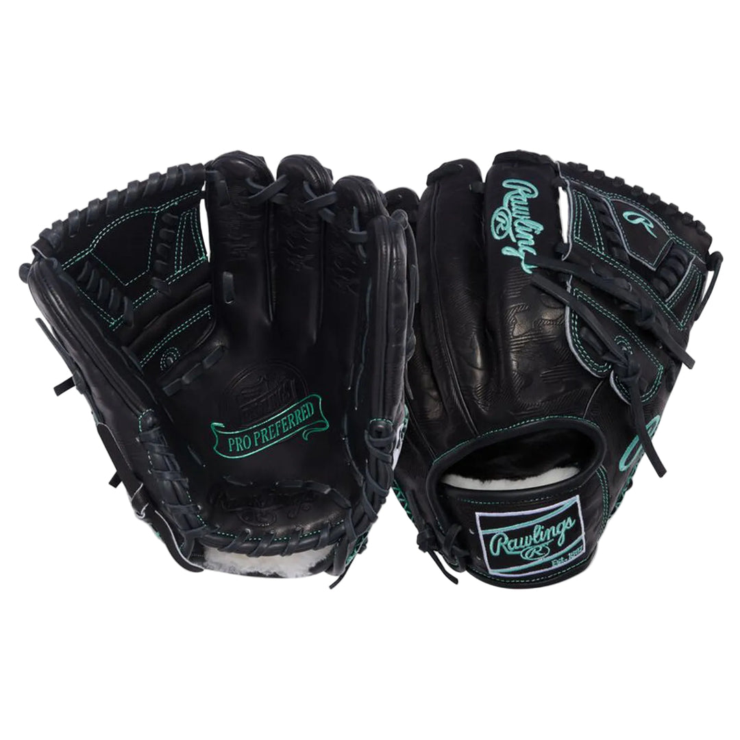 Rawlings Pro Preferred Jacob deGrom glove front and back