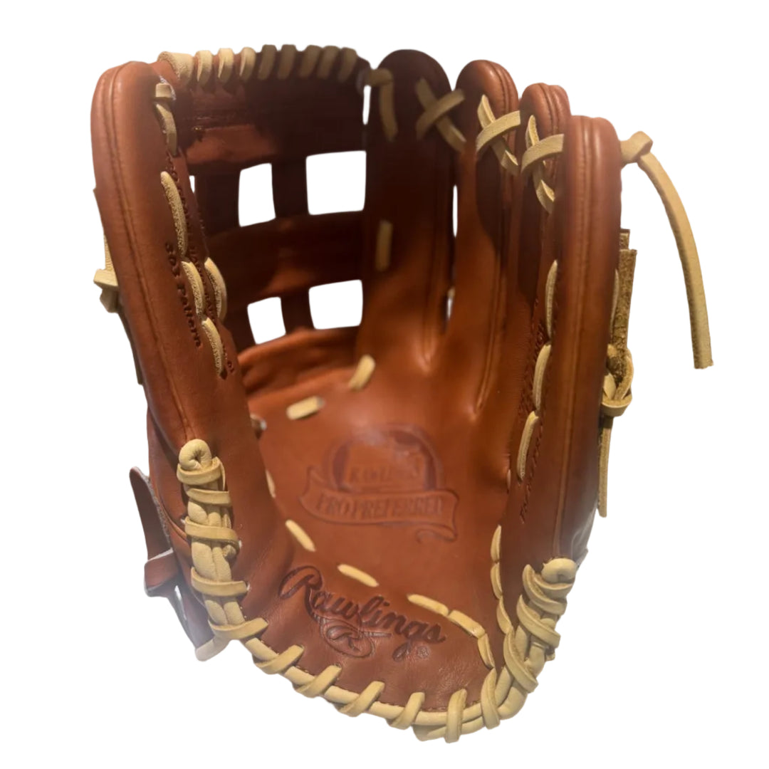 Rawlings Pro Preferred PROS3039-6 12.75 inch outfield baseball glove palm view