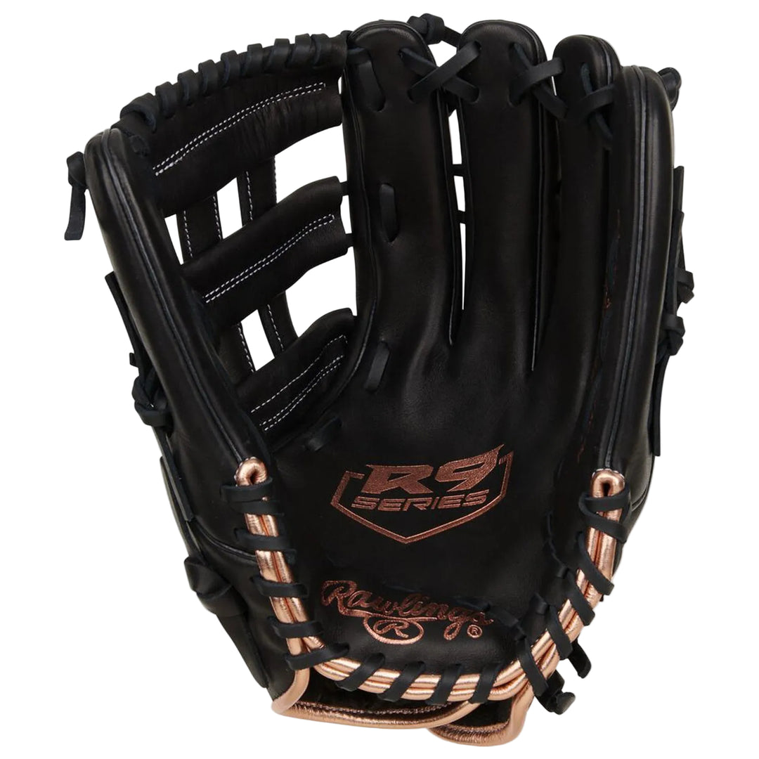Rawlings 13-inch fastpitch outfield glove interior view