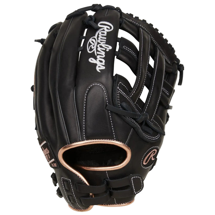 Rawlings premium fastpitch outfield glove rear profile