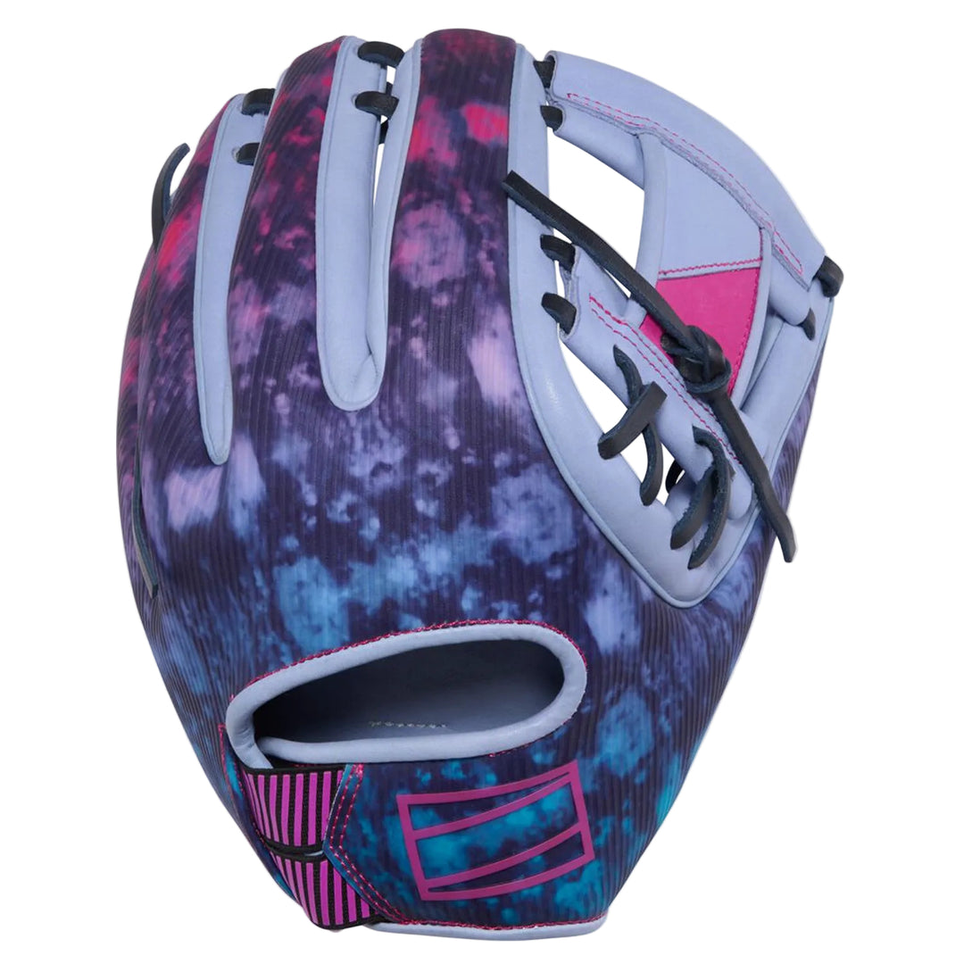 Rawlings REV1X right hand throw baseball glove rear view