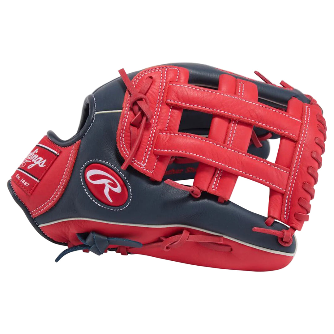 Rawlings Mike Trout youth glove web side view